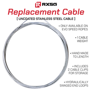 Uncoated Replacement Cable (Speed Metal)